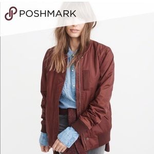 Rust MA-1 Bomber Jacket